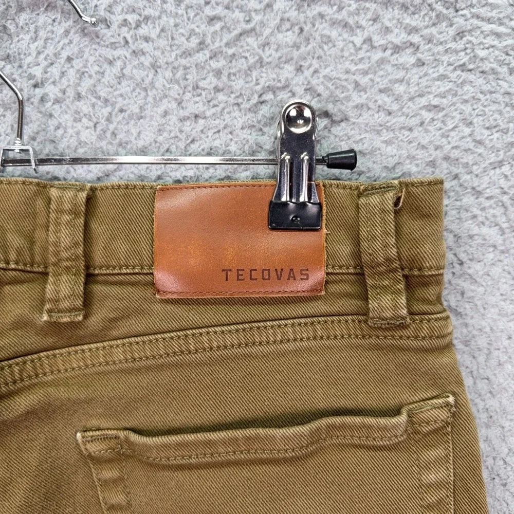 Tecovas Jeans Mens 30x32 Brown Straight 5 Pocket Comfort Stretch Western Rodeo